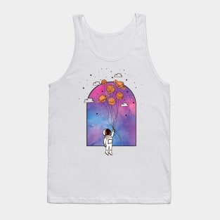 Floating Astronaut Tank Top